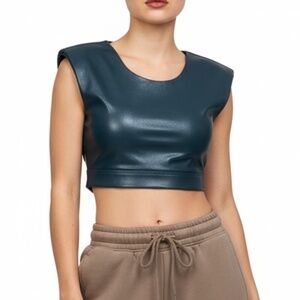 NEW ALO Cutout back Padded Crop Top Sports yoga top SIZE XS